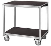 Carro de montaje con perfil de aluminio L x A x H 900 x 600 x 915 mm