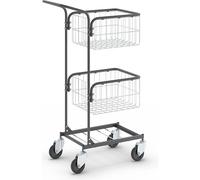 Carro de oficina KOMPAKT eurokraft pro, armazón de color negro intenso