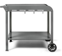 Carro de plancha Servier, modelo LIVOO GS168G, con 2 ruedas, superficie superior de 70 x 50 cm y superficie inferior de 79 x 49 cm