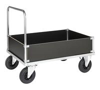 Carro de plataforma galvanizado Kongamek, caja baja