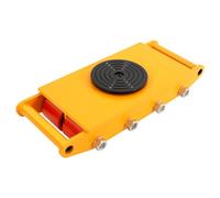 Carro de poleas mecánico de Alta Resistencia, con Capacidad de Carga de 8 toneladas, rotación de 360°, Ruedas de Poliuretano, Ideal para la manipulación de Equipos en almacenes y talleres.