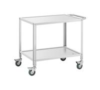 Carro de servicio - 2 estantes - 80 x 57 x 3,5 cm - 53 cm de distancia - 100 kg - Royal Catering