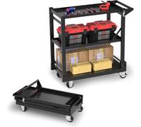 Carro de servicio multifunción – Carro de herramientas plegable 3 en 1 – Carro de transporte – Carro de herramientas – Capacidad de carga: 96 kg