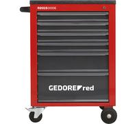 Carro de taller MECHANIC GEDORE, 6 cajones, rojo / negro