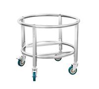 Carro de tambor aislado, soporte para macetas comercial, plataforma resistente para barril, base de botella de gas móvil, carrito para macetas y macetas