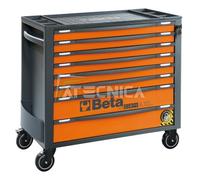 Carro Largo BETA RSC24AXL 7-O Cajones Naranjas Con Sistema Antivuelco