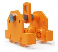 Carro manual de alta resistencia 1-10T, construcción de acero con 4 ruedas resistentes, ideal para almacenes de gas y sitios de construcción