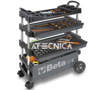 Carro Móvil Porta Herramientas BETA C27S-G Gris Plegable Transportable