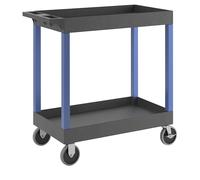 Carro multiusos MULTI L x A x H 895 x 460 x 895 mm, 2 pisos, 2 cubetas