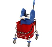 Carro para limpieza en húmedo 1 cubo rodante de 25 l