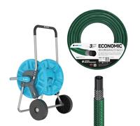 Carro para manguera Cellfast Aluplus 1/2" 60 m + manguera 50 m