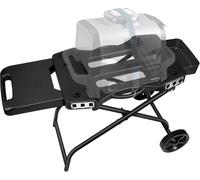 Carro para parrilla - Universal - Plegable - Con ruedas - Portátil - 108 x 33.8 x 66 cm -