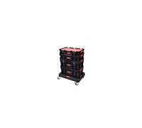 Carro para taller qbrick xxl con ruedas y caja de herramientas móvil