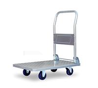 Carro plegable de plataforma plana resistente, ruedas giratorias de 360 grados, plataforma móvil para un fácil transporte y almacenamiento, plataforma utilitaria para almacén