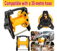 Carro Porta Mangueras Portátil Sin Manguera, Capacidad para Mangueras de Jardín de hasta 30m, Soporte Independiente para Mangueras, Compatible con Todas las Mangueras, Estante Móvil Antienredos para A
