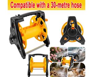Carro Porta Mangueras Portátil Sin Manguera, Capacidad para Mangueras de Jardín de hasta 30m, Soporte Independiente para Mangueras, Compatible con Todas las Mangueras, Estante Móvil Antienredos para A