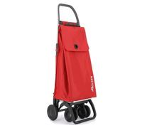 Carro Rolser Akanto MF 4 Ruedas 2 Giratorias Plegable Rojo
