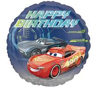 Amscan – Cars 3 Happy Birthday – Círculo estándar