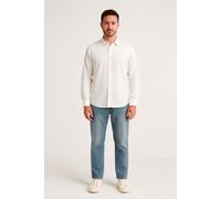 Cars Jeans Jimmo Shirt White Talla: XXL | Camisas de Trabajo Outlet | Hombre | Blanco
