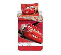 Disney Cars Legend - Funda de edredón reversible 100% algodón y funda de almohada de tamaño grande para niños y fanáticos de los coches