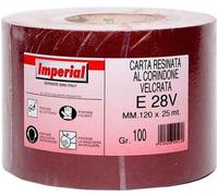 CARTA ABRASIVA CON VELCRO, 28V, Grano 150 - Rollo de 120 x 25 metros