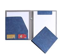 Cartera de carpetas con portapapeles PU A4