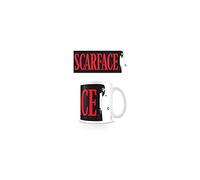Cartoon Network MG22607 - Taza de cerámica, diseño de Vaca y Pollo - Taza Scarface Logo