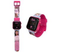 CARTOON Reloj de pulsera digital con pantalla LED y correa de silicona para niños, Barbie