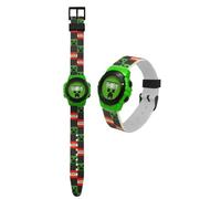 CARTOON Reloj de pulsera digital para niños en caja moldeada, Minecraft