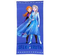 CARTOON Toalla de playa Frozen II Elsa y Anna 140 x 70 cm toalla suave de microfelpa para niñas piscina playa