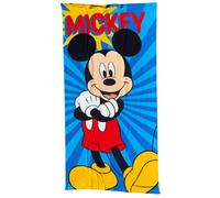 CARTOON Toalla de playa para niños Mickey Mouse 70 x 140 cm Toalla microfibra 100% poliéster secado rápido Toalla de playa piscina Disney Idea regalo Mickey Mouse