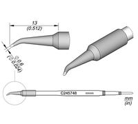Cartucho curvado bisel Ø0,6mm c245-748