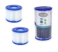 Filtros de cartucho para depuradoras o bombas Bestway para Spa y piscinas | Fácil de instalar, reemplazar y lavar | Tipo I - II - III - IV (Piscina) - VI (Spa)