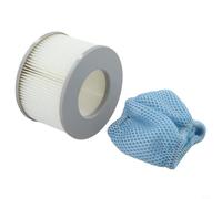 Cartucho de filtro para spa MSpa con cubierta de red - Apto para piscinas inflables modelos a partir de 2020 como para aurora Mont Alpine para camaro para nido para soho Baikal Starry Bliss Silver