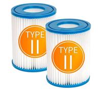Cartucho De Filtro Tipo II For Piscina Y Spa, Compatible Con Bestway Flowclear II Y Lay-Z Spa, 58094, 58383, 58386, 58117 Y 58386GS(2PCS)