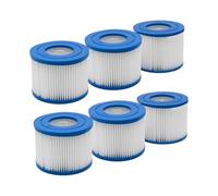 Cartucho de filtro tipo VI para bañera de hidromasaje y spa, paquete de 6 para Bestway Coleman SaluSpa 90352E 58323E 58324, Lay-Z-Spa, filtro de bomba de piscina portátil Intex S1 y filtros inflables