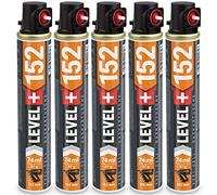 Cartucho de gas 5 unidades de repuesto para equipos de asentamiento a gas, 152 mm x Ø32, Fuel Cell, cartucho de gas para clavadoras de gas L+152