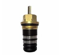 Cartucho termostático 94282000 dorado con negro | Compatible con alcachofas Hansgrohe Ecostat, apto para bañeras termostáticas de dos y tres agujeros