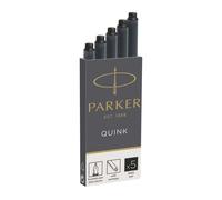 Cartucho Tinta PARKER Quink Negro, Caja x5