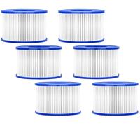 Cartuchos de filtro para piscinas, juego de 6 para una óptima calidad del agua