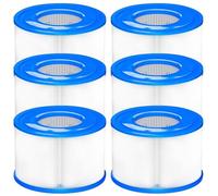 Cartuchos de filtro para spas compatibles con los modelos N NETSPA Malibu/Montana/Aspen/Silver/Caimán/Python a partir de 2017., SP-N1407535, Ø 10,4 cm x H 8 cm, lote de 6