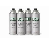 Cartuchos universales de gas butano RHP Cartuchos de gas para estufas de camping, 4 piezas cada 227 g, herbicida, gas butano de camping, estufa de gas, estufa de gas