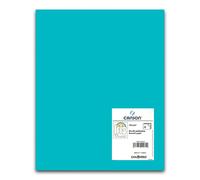 Cartulina CANSON Iris Vivaldi 50 x 65 cm. 185 gr. Azul Turquesa, Pack x25