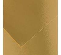 Cartulina CANSON Iris Vivaldi 50 x 65 cm. 185 gr. Oro Metalizado, Pack x25