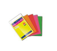 Cartulina fluor a4 sadipal 250g surtido paquete de 5 (amarillo, magen