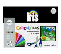 Cartulinas CANSON Iris Vivaldi Din-A4 185 gr, Pack x10 Surtidos