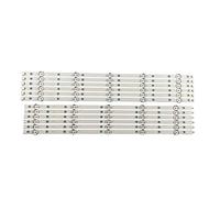 CARZE Tira de LED for iluminación Trasera Apta for Philips 55pus6262/12 55PUS7503 55PUS6162 55PUS6753 55PUS7303 55PUS6703 LB55073 V1_02 55PUS6412 55PUS6503 Tiras de luz de Fondo de TV