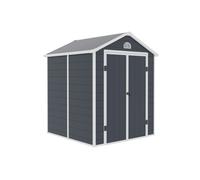 Casa de herramientas de plástico Bergen 1,9 x 1,9 m CoverTech antracita