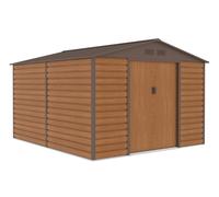 Casa de herramientas metálica Lahti 2,8 x 3,2 m Tienda Boss woodlike