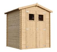 Casa de jardín de madera - 196 cm de ancho x 186 cm de largo x 218 cm de alto / 2,82 m2 - Modelo TIMBELA M320